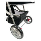 Pet Stroller Pram - Dog or Cat Black 3 Wheeled Folding Travel Buggy Pushchair