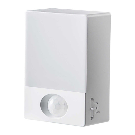 Motion Activated LED Light - Square Portable Hanging Battery Night Sensor Lamp