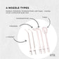 Teeth Water Flosser Rechargeable Cordless Cleaner - Travel Oral Irrigator White