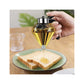 200ml Oil Honey Dispenser - Syrup Sauce Glass Pourer - Diamond Pot and Stand