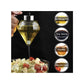 200ml Oil Honey Dispenser - Syrup Sauce Glass Pourer - Diamond Pot and Stand