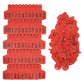 1-100 Cattle Number Ear Tag 6x7cm Set - Medium Red Sheep Livestock Label