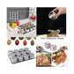 50x 150g Magnetic Spice Jar Stainless Steel Tin Herb Seasoning Storage Container
