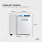 5L White Electric Towel Warmer Mini UV Steriliser Cabinet Hot Heater Sanitiser