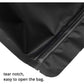 100 Resealable Mylar Stand Up Bags 28.5x19cm - Black Food Packaging Zip Pouch