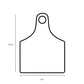 100x Cattle Ear Tags 7x10cm Set - Large White Blank Cow Sheep Livestock Label