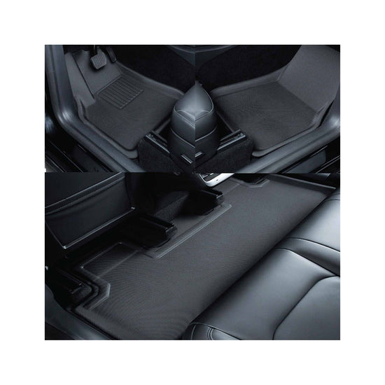 Social Hike 3x Floor Mats Compatible with Tesla 2021-2023 Y Model Electric Car