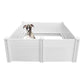 Dog Whelping Box 0.95m x 0.95m x 0.48m - Puppy Birthing PVC Pen