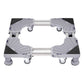 Adjustable Appliance Base Stand - Lock Wheel Trolley For Washing Machine Fridge