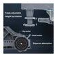 Adjustable Appliance Base Stand - Lock Wheel Trolley For Washing Machine Fridge