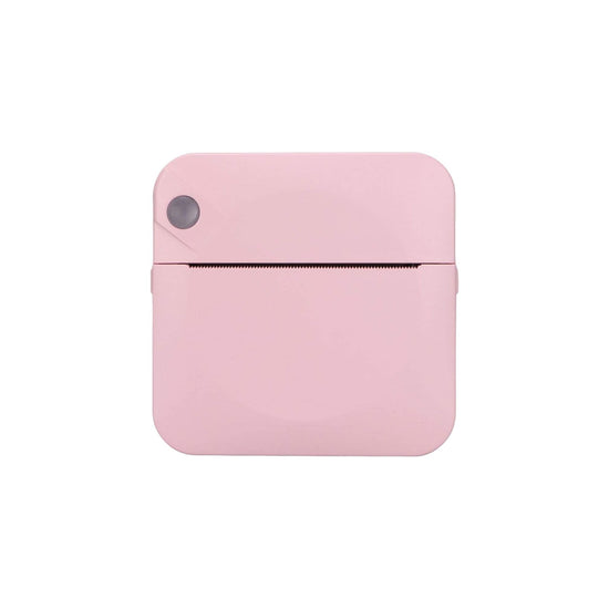 Portable Mini Printer Pink - Inkless Bluetooth Phone Pocket Thermal Printing
