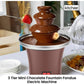 Kitchee 3 Tier Mini Chocolate Fountain Fondue Electric Machine
