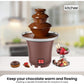 Kitchee 3 Tier Mini Chocolate Fountain Fondue Electric Machine