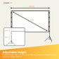 120” Portable Movie Projector Screen - Outdoor Indoor 16:9 4K Tripod Stand Case