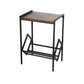 Social Hike Turntable Player Stand & Vinyl LP Record Album Storage - Black Metal