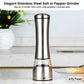Kitchee Stainless Steel Salt Pepper Spice Grinder Mill - Adjustable Coarseness