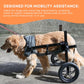 Rooster Farms Large Dog Wheelchair XL Harness - Adjustable Back Leg Aid