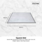Kitchee Kids Foam Floor Play Mat 200x200cm – Padded Thick Soft Tatami Style Grey