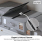 4x Kitchee Foldable Bed Sheet Storage Box – Linen & Closet Organiser Grey