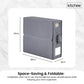 4x Kitchee Foldable Bed Sheet Storage Box – Linen & Closet Organiser Grey