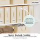 10x Kitchee Foldable Bed Sheet Storage Box – Linen & Closet Organiser Beige