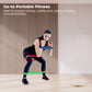Social Hike Resistance Bands 5-Pack – Anti-Slip Latex Workout Loops 2.3–18.1kg