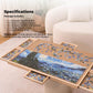 Social Hike 1500pcs Puzzle Board 6 Drawer with Cover - Wooden Rotating Tabletop