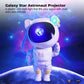Social Hike Galaxy Star Projector - Colour LED Astronaut Night Light and Remote