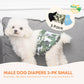 Rooster Farms Male Dog Diapers Small 3Pk - Washable Reusable Nappies Hook/Loop