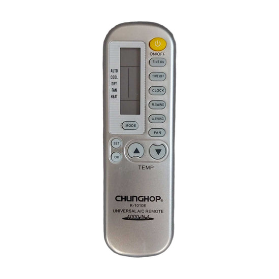 Air Conditioner AC Remote Control Silver - For CHUANGHUA CHUANYAN CHUNLAN CROWN