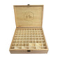 74 Slots Essential Oils Storage Box - Wooden 1-Tier Bottle Holder