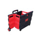 Foldable Shopping Cart - Portable Collapsible Wheeled Folding Trolley Crate