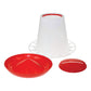 6Kg Automatic Chicken Feeder - Plastic Poultry Chook Hen Feeding Seed Bucket