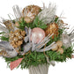 Christabelle 33cm Christmas Bouquet Pre Decorated Holiday Floral Arrangement w/Jewelled Baubles, Berries, Flowers & Pine