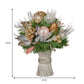 Christabelle 33cm Christmas Bouquet Pre Decorated Holiday Floral Arrangement w/Jewelled Baubles, Berries, Flowers & Pine