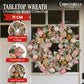 Christabelle 71cm Christmas Wreath Lush Green Holiday Door Wreath w/Jewelled Baubles, Foliage, Flowers, Ribbon & Berries