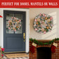 Christabelle 56cm Christmas Wreath Lush Green Holiday Door Wreath w/Jewelled Baubles, Foliage, Flowers, Pine Cones, Ribb