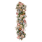 Christabelle 100cm Christmas Garland Lush Green Holiday Door Garland w/Jewelled Baubles & Berries Pre Decorated Festive