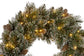 Christabelle Christmas Wreath With Lights- 61cm Cashmere