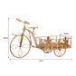 Christabelle Antique Gold Metal Art Iron Wrought Material Bicycle Display Christmas Decor