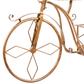 Christabelle Antique Gold Metal Art Iron Wrought Material Bicycle Display Christmas Decor