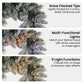National Tree Company 76cm Pre Lit Snowy Stamford Spruce Battery Operated Christmas Wreath w/LED Lights & Timer