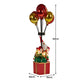 Christabelle 60cm LED Christmas Santa Claus with Balloons & Lights Ornament Decoration