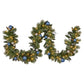 Swishmas 274cm Blue Collection Multicolour Pre-Lit Christmas Garland