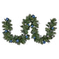 Swishmas 274cm Blue Collection Multicolour Pre-Lit Christmas Garland