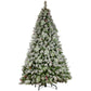 Swishmas Snowy Crown Pine 2.3m Multicolour Pre-Lit Christmas Tree with 1453 Tips