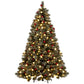 Swishmas Snowy Bristle 2.7m Multicolour Pre-Lit Christmas Tree with 2870 Tips