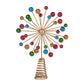 Christabelle Christmas Tree Topper Glittery Baubles Gold Decoration Ornaments