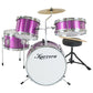 Karrera Childrens 4pc Drum Kit - Purple