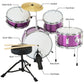 Karrera Childrens 4pc Drum Kit - Purple